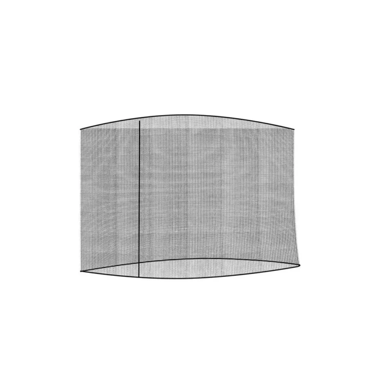 Cipzáras rovarvédő háló napernyőre, 260x350 cm, fekete