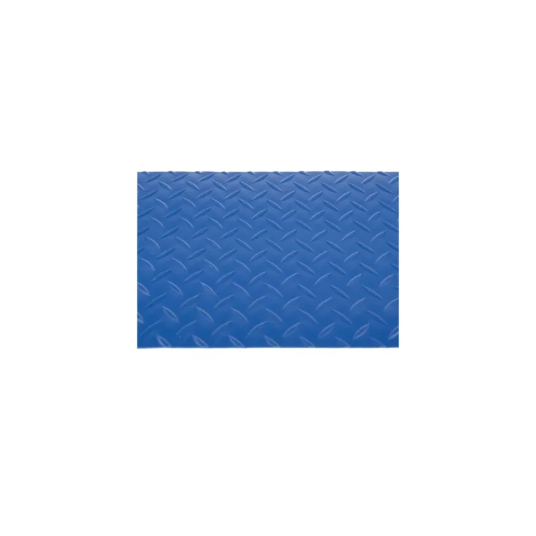 Csúszásgátló matrac medencelétra alá, PVC, kék, 23x77 cm