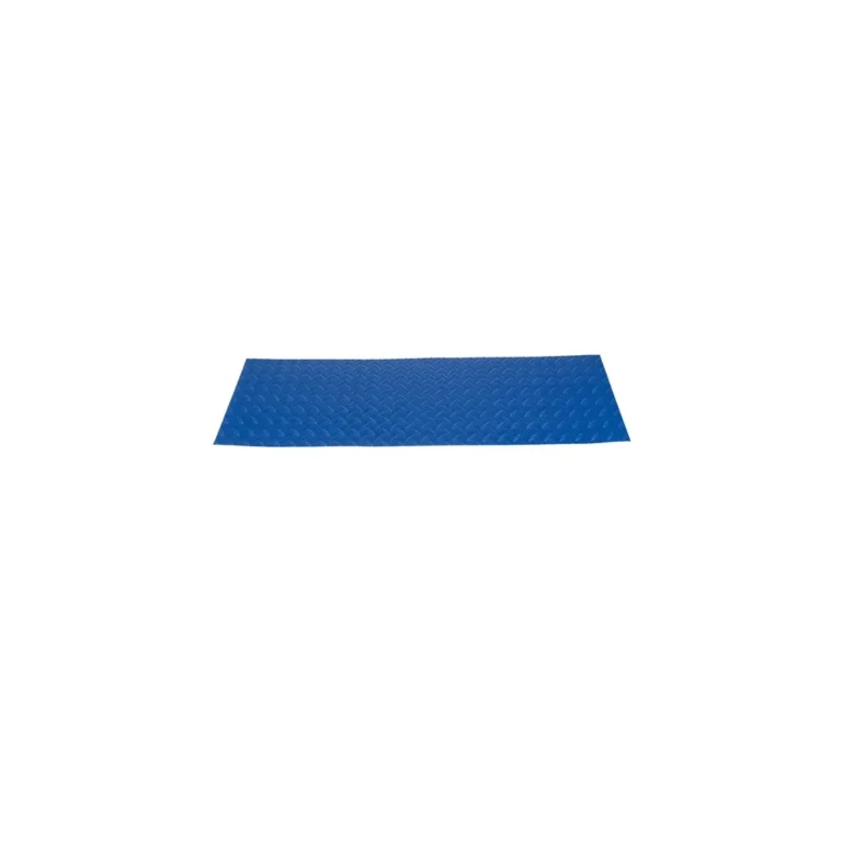 Csúszásgátló matrac medencelétra alá, PVC, kék, 23x77 cm