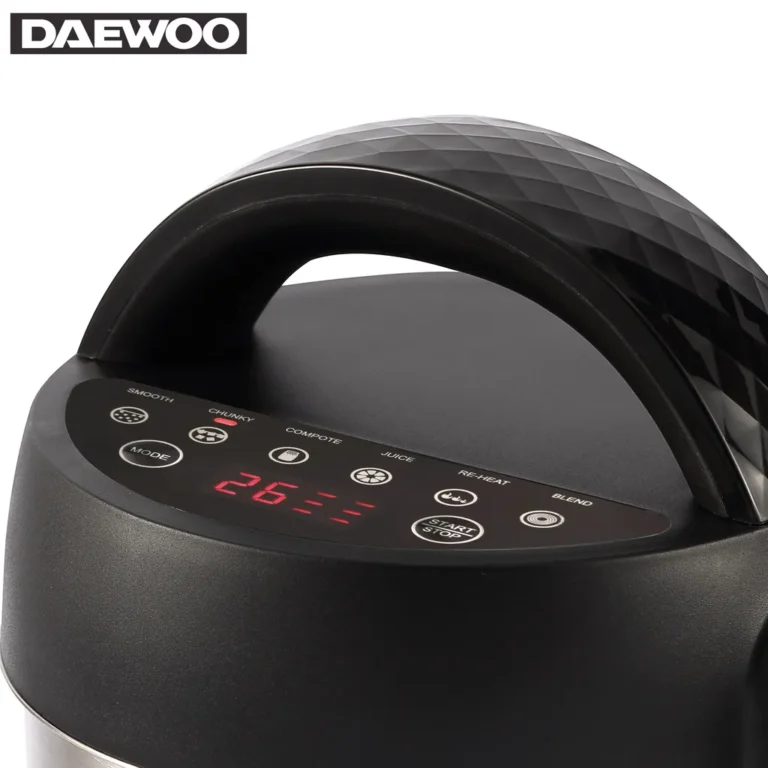 Daewoo Leveskészítő LED kijelzővel, 3 programmal, 1 l, 1000 W, szürke-fekete