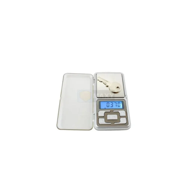 Digitális ékszer zsebmérleg, 0,01-200 gramm méréstartomány, 2 db AAA, 12×6,2×2 cm