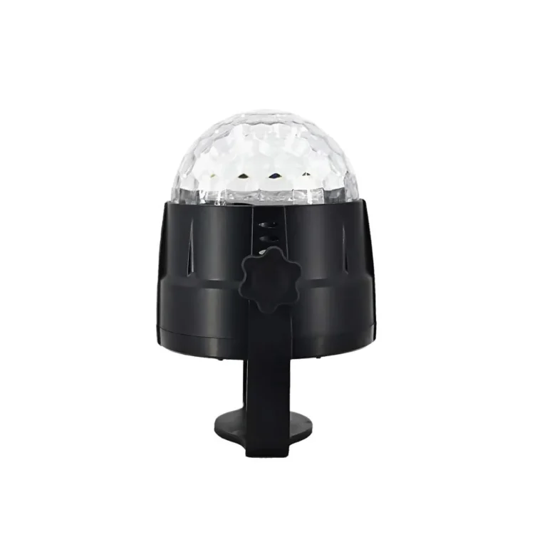LED beltéri disco lámpa, partyfény távirányítóval, hálózati csatlakozó, fekete, 10x95x8,5 cm