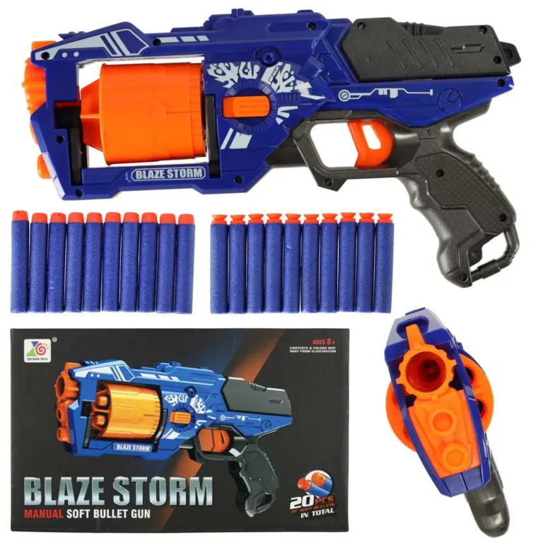Dobtáras Blaze Storm gépfegyver + 20 szivacs töltény
