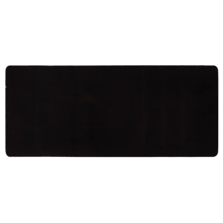 Egér- és billentyűzetpad, fekete, 40x90x0,2cm