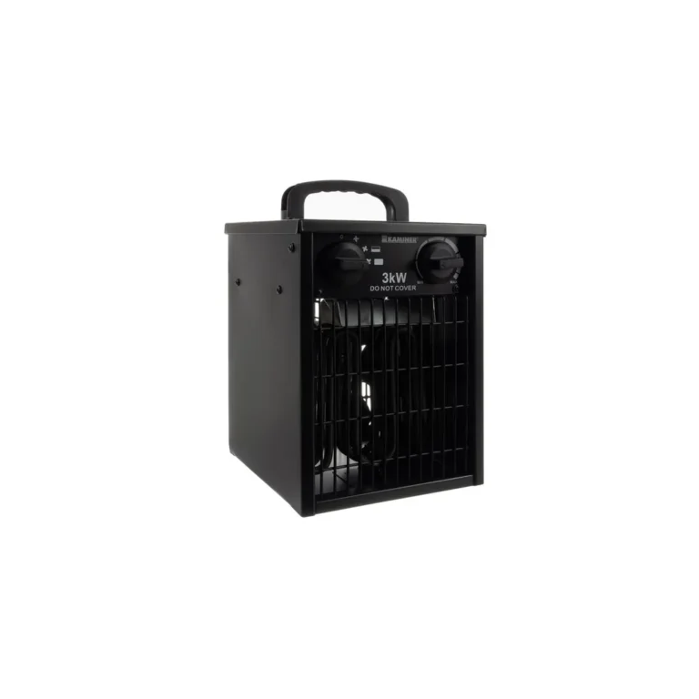 Elektromos hűtő-fűtő, 3000 W, 32x21,5x19 cm, fekete
