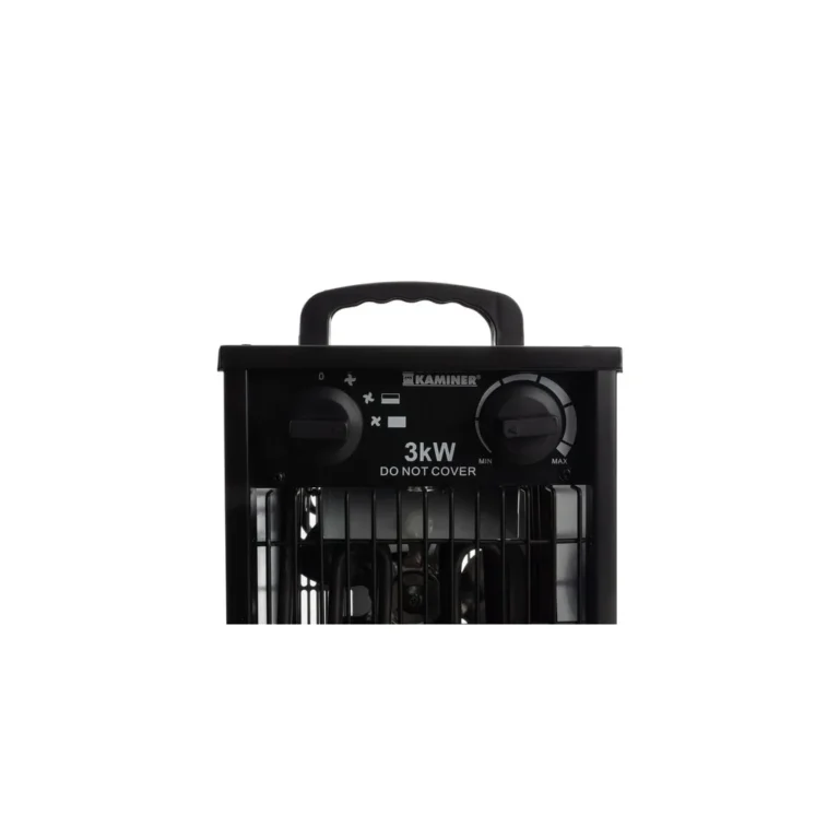 Elektromos hűtő-fűtő, 3000 W, 32x21,5x19 cm, fekete