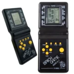 Tetris játék, retro zsebkonzol 9999 játékkal, 18,5cm x 8cm x 2cm, fekete