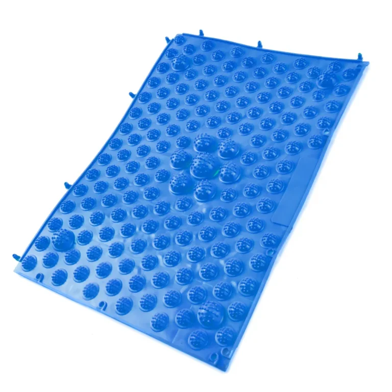 Érzéki masszázs korrekciós szőnyeg kék