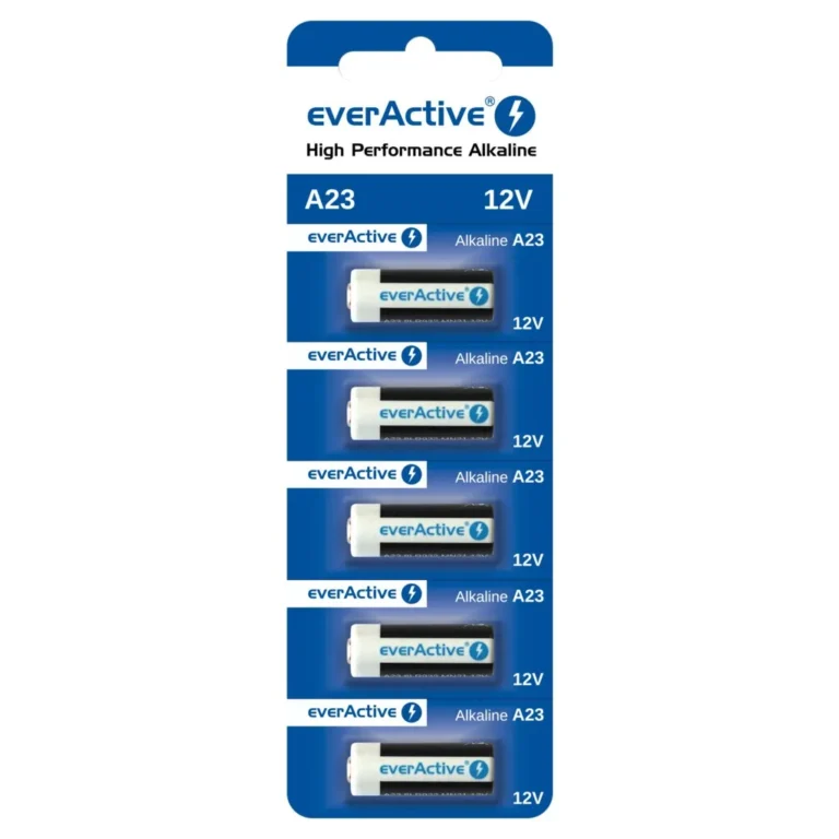 EverActive A23 12V nagy teljesítményű alkáli elem, 5db