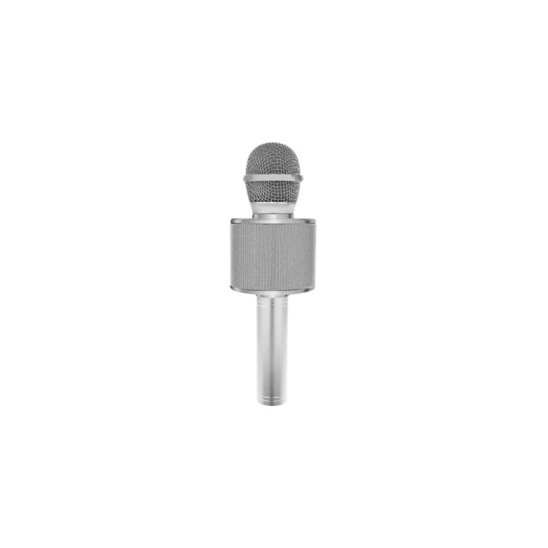 Ezüst KARAOKE Mikrofon Beépített Hangszóróval - Érezzd magad a színpad sztárjának