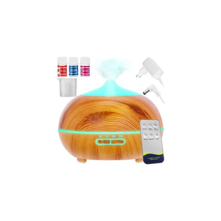 Fahatású aromaterápiás párologtató, ultrahangos párásító, aroma diffúzor, 300 ml