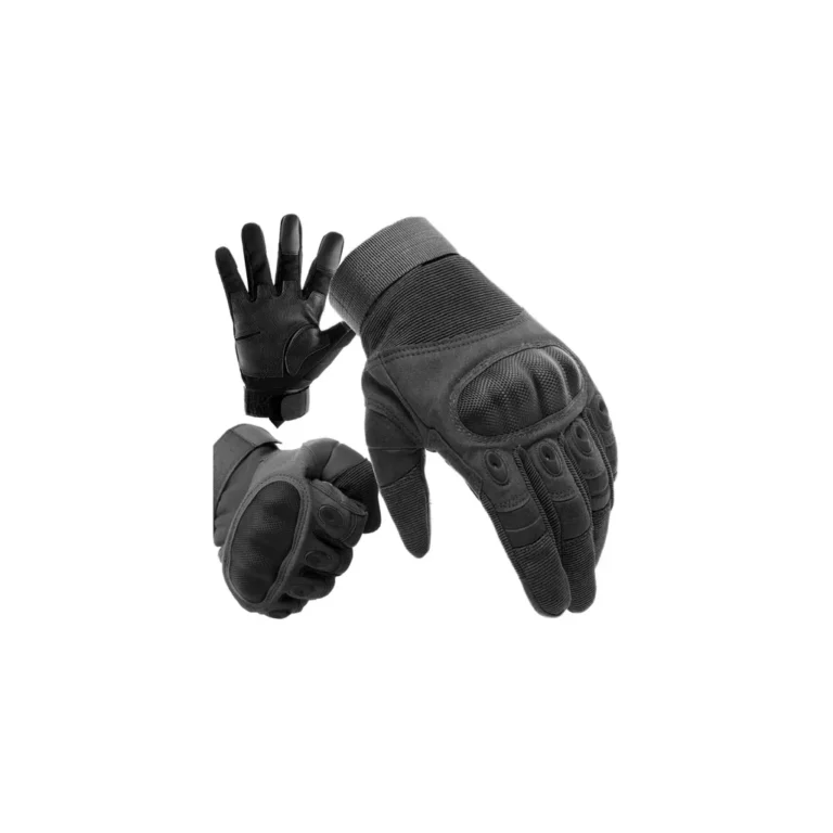 Taktikai kesztyű képernyőkezelő ujjakkal, XL, fekete