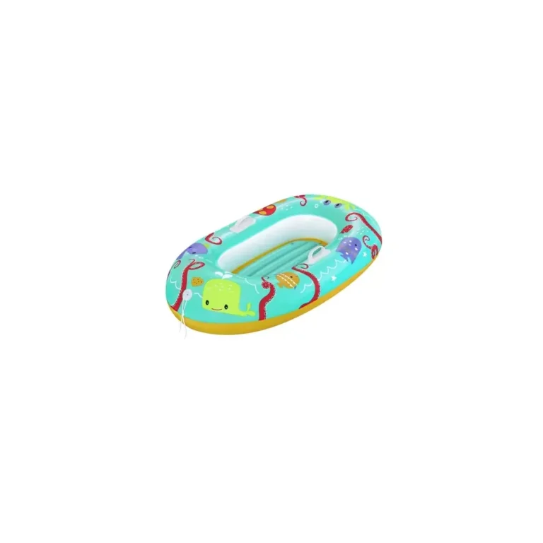 BESTWAY 34009 Felfújható víziállat mintás baba csónak, 119 x 79 cm, színes