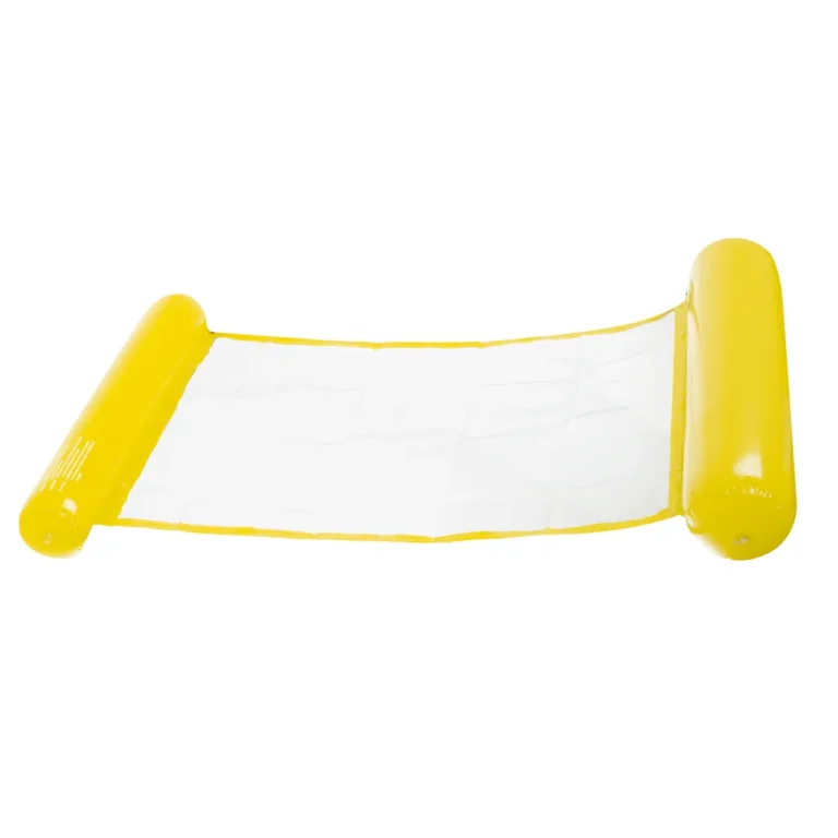 Felfújható matrac úszó szék sárga víz függőágy