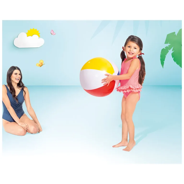 INTEX 59020 felfújható színes strandlabda, 51 cm - Image 6
