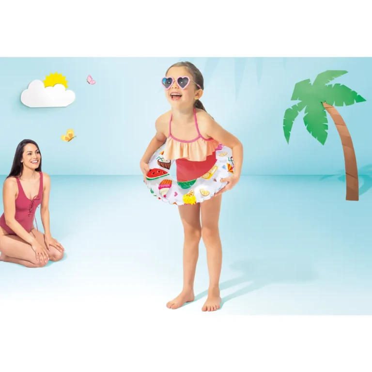 INTEX felfújható úszógumi gyerekeknek party mintával, 51cm - Image 3