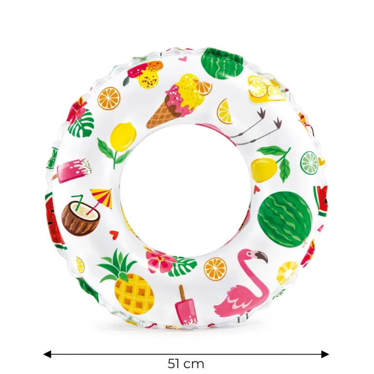 INTEX felfújható úszógumi gyerekeknek party mintával, 51cm - Image 4