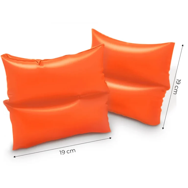 INTEX 59640 dupla légkamrás gyermek karúszó, 19×19 cm, fényes narancssárga