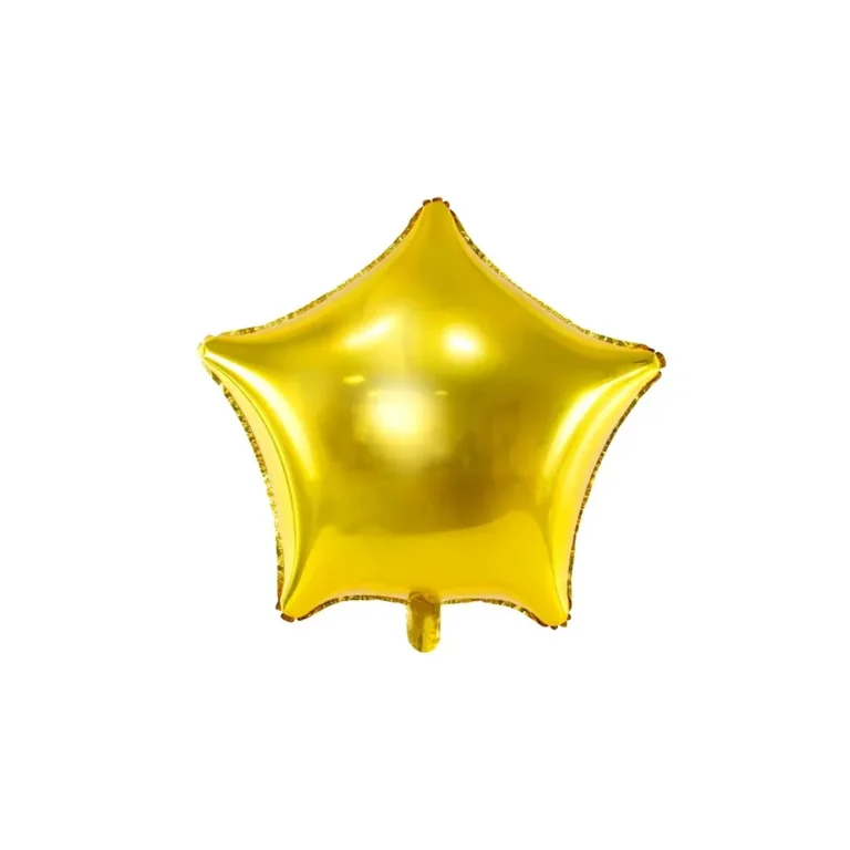 Fólia lufi, csillag, arany 48cm