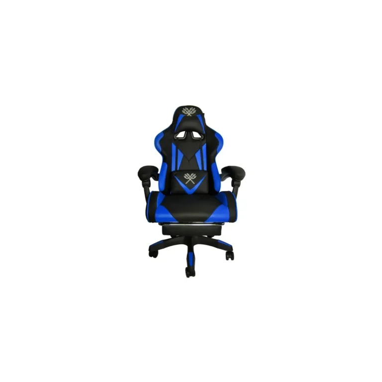 PRO Gamer szék kihúzható lábtartóval, állítható magasság, kék