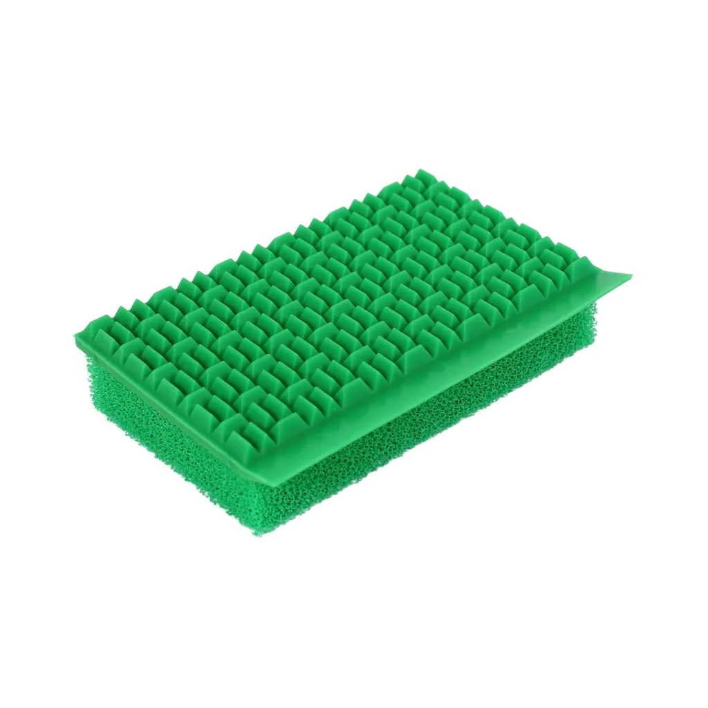 Genius Ideas 2 oldalas szilikon tisztítószivacs, zöld