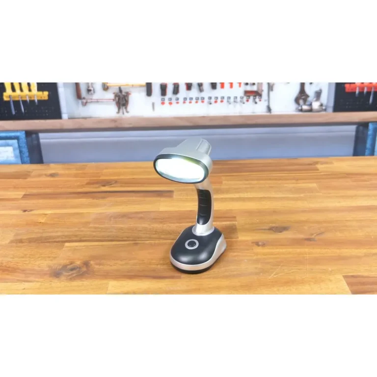 Genius Ideas vonalkód olvasó alakú asztali lámpa, 100 lumen, fekete-fehér