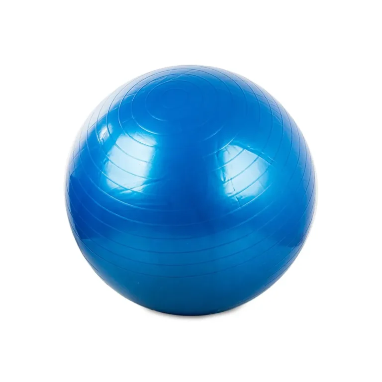 Gimnasztikai rehabilitációs labda pumpával, 65cm, kék