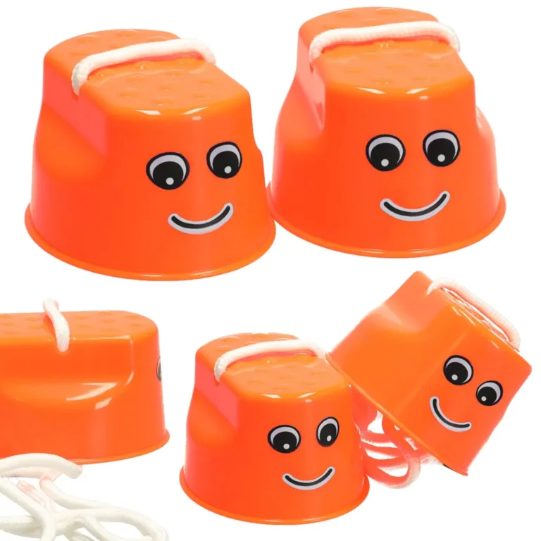 Gólyalábak gyerekeknek egyensúlyi klumpák 2db narancssárga