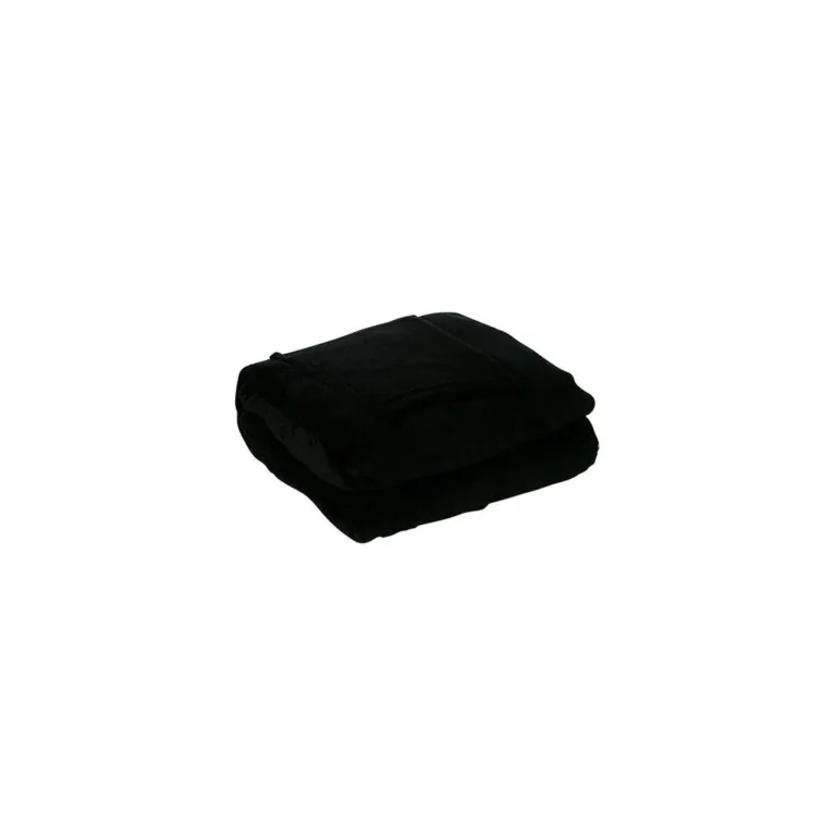 Gyapjú takaró, túlméretezett köpeny XXL, 138cm x 180cm, fekete