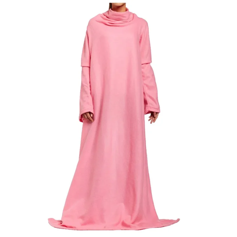 Gyapjú takaró, túlméretezett köpeny XXL, 138cm x 180cm, rózsaszín