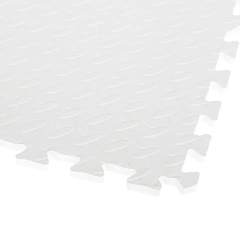 Habszivacs puzzle szőnyeg, fehér 60x60 4db