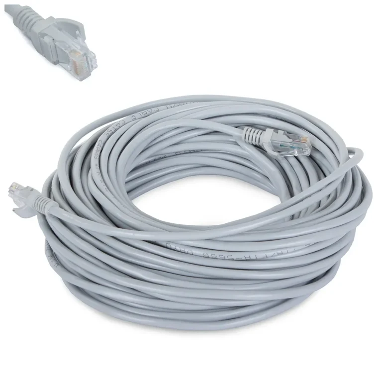 Ethernet LAN kábel, cat5e, szürke, 20 m