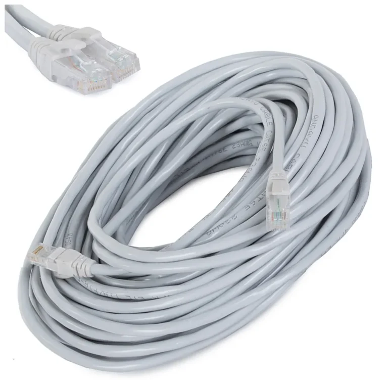 Ethernet LAN kábel, cat6, szürke, 30 m