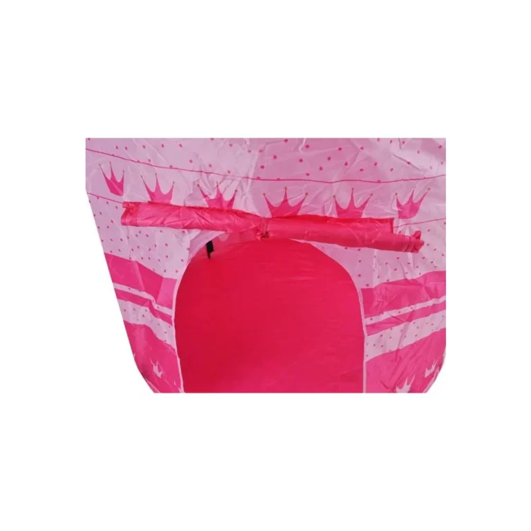 Kastély alakú játszósátor, rózsaszín, 105x135 cm