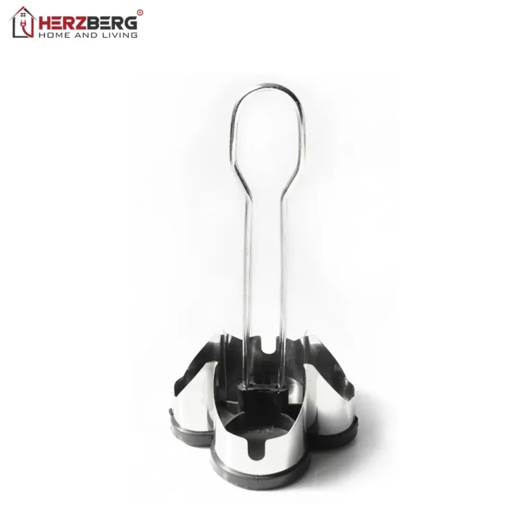 Herzberg 4 darabos rozsdamentes acél fűszertartó készlet