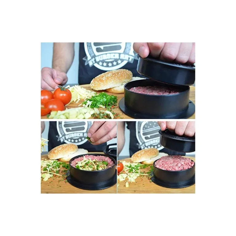 Herzberg hamburgerhús prés, fekete