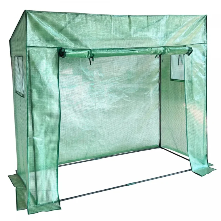Herzberg üvegház ablakokkal, ajtóval, 150 x 100 x 50 cm, zöld