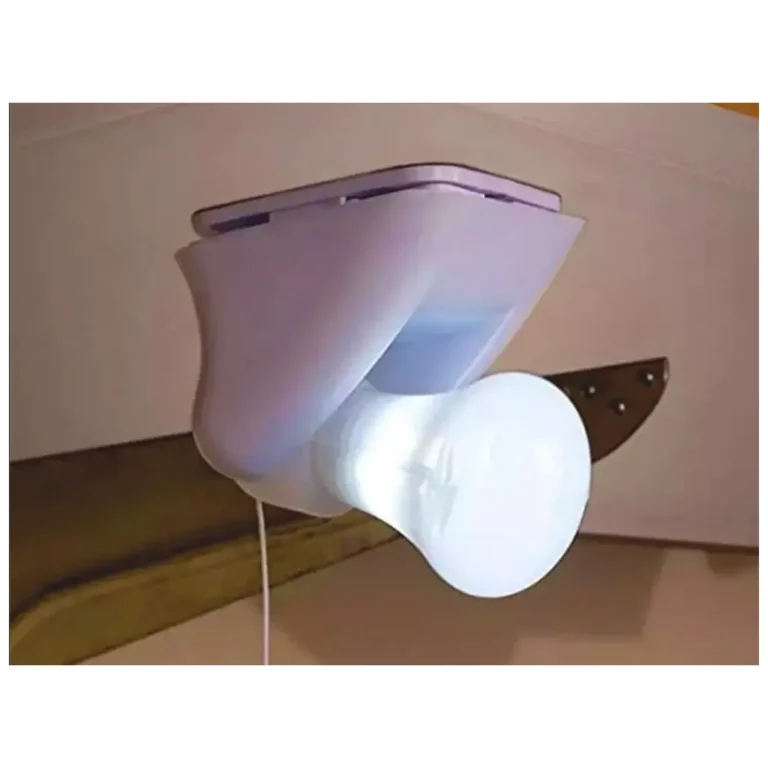 Vezeték nélküli lámpa ragasztó szalaggal, 0,2W, fehér fény, 10cm x 5.5cm x 7cm, fehér