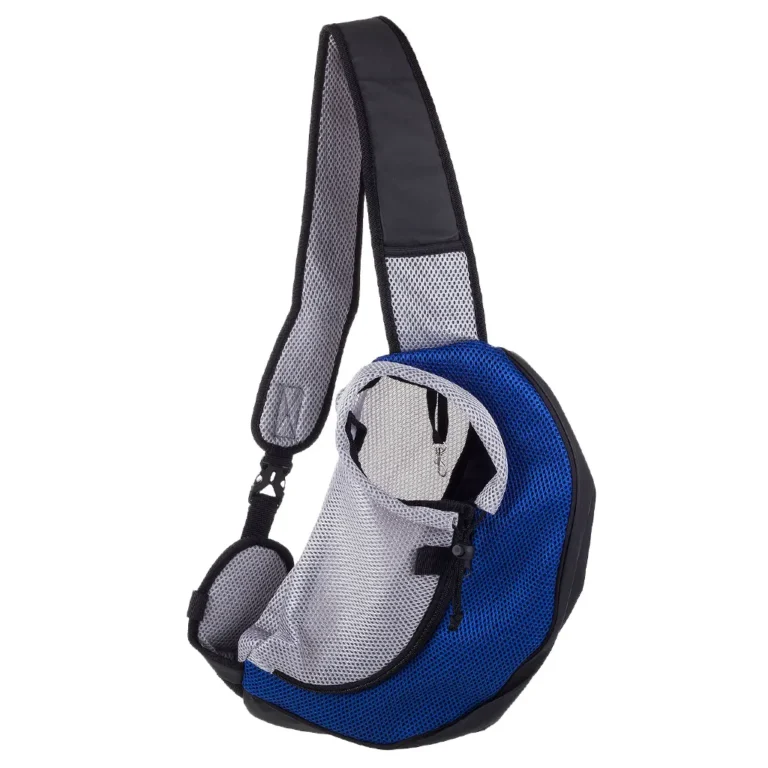 Egypántos kisállathordozó hátizsák, kék, 40x24 cm