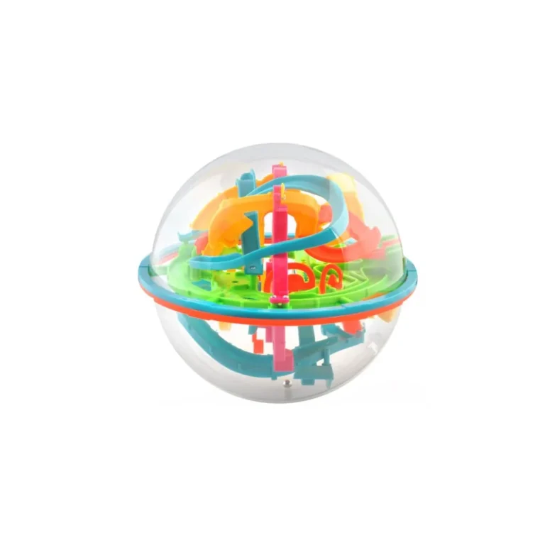 Intelligens gömb 3D labirintussal, 138 akadállyal, 18x18cm, 6+