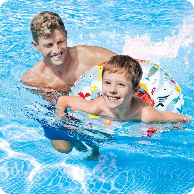INTEX Óriás felfújható úszógumi gyerekeknek, 61 cm, színes