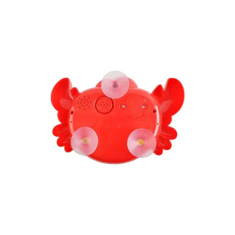 Iso Trade Fürdőjáték rák alakú buborékfújóval, piros