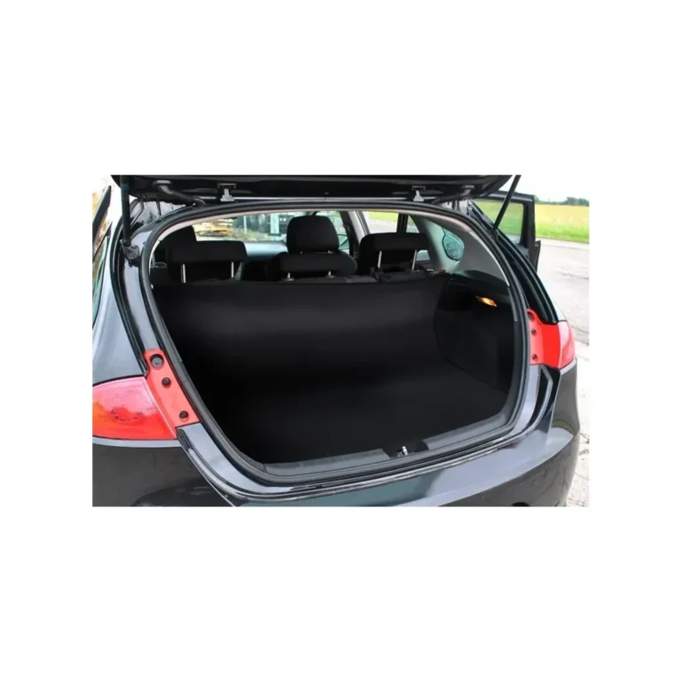 IsoTrade Autóhuzat hátsó ülés vagy csomagtartó védelmére, 144x144 cm, fekete