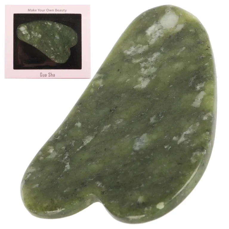 Jade arc-, nyak és testmasszírozó kő, 7x4.5x0.4 cm, többféle színben