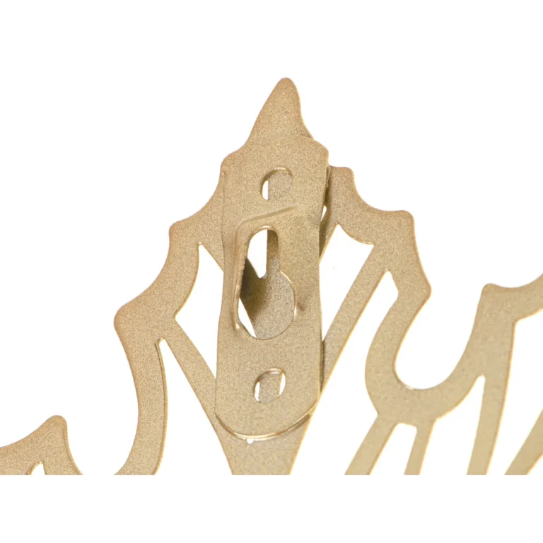Juhar levél alakú fogas, arany 17 cm