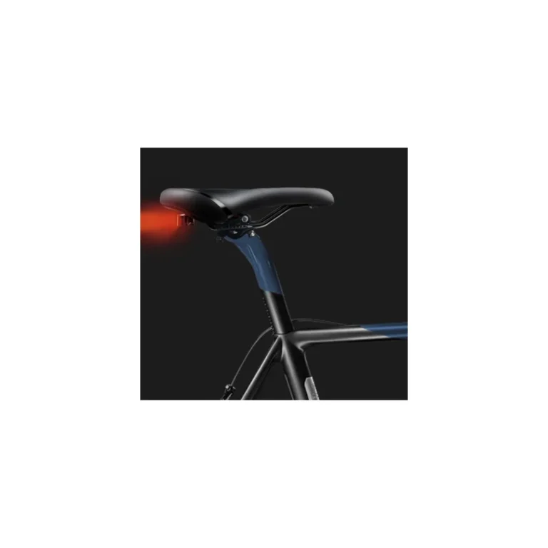 Kényelmes, lélegző anyagú kerékpárülés beépített LED világítással (USB töltés), 28 x 15.5 x 7 cm, fekete