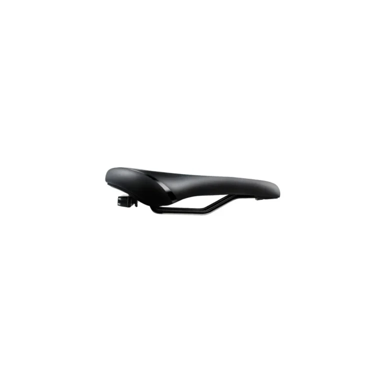 Kényelmes, lélegző anyagú kerékpárülés beépített LED világítással (USB töltés), 28 x 15.5 x 7 cm, fekete