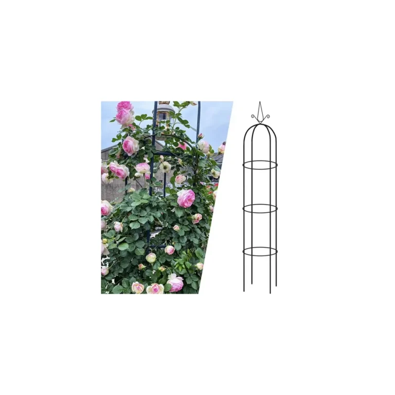 Gardlov kerti rózsafuttató, fém, sötétzöld, 54x20x4,5cm