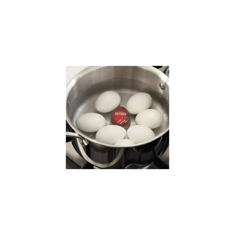 Hőálló konyhai időzítő tojásfőzéshez, 6cm x 4cm x 3.5cm, piros