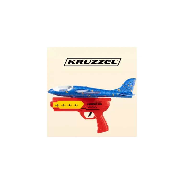 Kruzzel hungarocell repülő kilövő pisztollyal, színes
